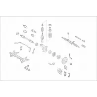 Подвеска колеса BOGE 08ZQ J 161472 2M3QG0E FORD-ESCOR-FB015