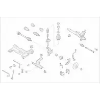 Рулевое управление BOGE T8Y H1M SKODA-OCTAV-FB001 M3H4T Skoda Octavia (A3) 1 Хэтчбек