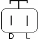 Генератор LUCAS ELECTRICAL N T2EL LRA02984 RTU5OW Hyundai Tucson (JM) 1 Кроссовер 2.7 AWD 175 л.с. 2004 – 2025