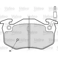 Тормозные колодки, дисковые, комплект VALEO 540308 SA0R3GI 1 XD407 229912