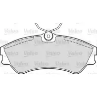 Тормозные колодки, дисковые, комплект VALEO BB325 F9 MCH7 Volkswagen Transporter (T4) 4 Автобус 1.9 TD 68 л.с. 1992 – 2003 540562