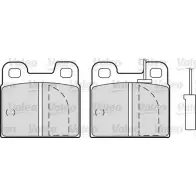 Тормозные колодки, дисковые, комплект VALEO 230186 551030 EAK65JL 2 RAUGH