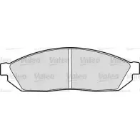 Тормозные колодки, дисковые, комплект VALEO 5XTG1M 6 551522 230213 CEF1KG