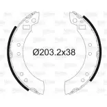 Тормозные колодки VALEO H 8EHO 231149 3276425629455 562945