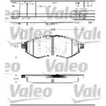 Тормозные колодки дисковые, комплект VALEO 3276426013055 Cadillac XLR 601305 M FEZK9L