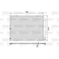 Радиатор кондиционера VALEO PQ87Q3 R 239762 3276428109060 810906