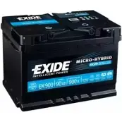 Аккумулятор 90 ач обратная 900 а 12 в 353x175x190 EXIDE 265214 EK900 63 W7X