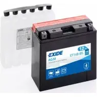 Аккумулятор 12 ач универсальная 190 а 12 в agm 150x70x145 EXIDE ET14BBS QW2M600 265290 YT14B-B S