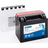Аккумулятор 10 ач универсальная 150 а 12 в agm moto agm 150x87x130 EXIDE ETX12BS YTX12-BS 265304 510 012 009