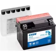 Аккумулятор 12 ач универсальная 50 а 12 в agm moto agm 113x70x85 EXIDE 503 014 003 ETX4LBS 265326 YTX4L-BS