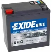 Аккумулятор 14 ач универсальная 150 а 12 в Гелевый 150x87x145 EXIDE 3661024035200 XV 8UJ 265357 GEL1214