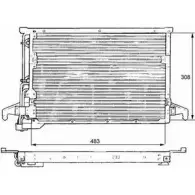 Радиатор кондиционера SIDAT 267475 87 GLDT 11.5072 O4O6JN