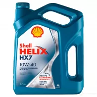 Моторное масло HELIX HX 7, 10W-40 4 л SHELL V7 MJPF 1439750959 550040315