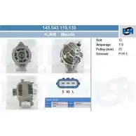 Генератор CV PSH 145.543.110.130 2O HA3Y R3U3PNL 281427