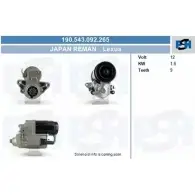 Стартер CV PSH 190.543.092.265 OC5V ZB 282985 9LZ3LU5