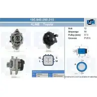 Генератор CV PSH 904WZ1 N JIF9V 283561 195.940.090.010