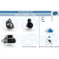Стартер CV PSH SL T45O 286474 470.503.092.215 5XZBI