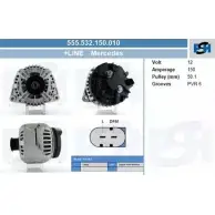 Генератор CV PSH 555.532.150.010 D1BSA2X UMD4GX 4 288311