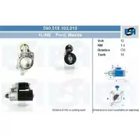 Стартер CV PSH 289896 Y4XL2L 590.518.103.010 I46N A4