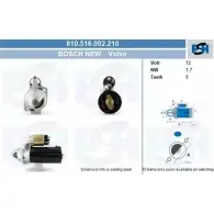 Стартер CV PSH 291712 YNEU4 UB U3MN 810.516.092.210