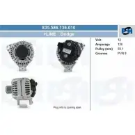Генератор CV PSH 835.586.136.010 292553 G3O5W SSLW G8G
