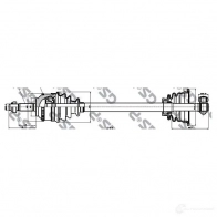 Приводной вал GSP GDS5 0307 250307 Renault Twingo 1 (C06) 1993 – 2007 379N2F