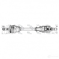 Приводной вал GSP LCKBR 299007 Citroen Saxo GDS9 9007