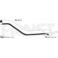 Выхлопная труба глушителя ERNST JM8W4Y0 061575 296047 IHW X7