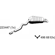 Задний глушитель ERNST 244251 T08JJ 299400 38 OVMXH