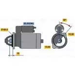 Стартер Bosch EV (R) 12V 2,3 kW 0 001 218 722 Opel Frontera (A) 1 Кроссовер 2.3 TD (5JMWL4) 100 л.с. 1992 – 1998 F87PZ
