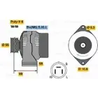 Генератор Bosch 46 39 Toyota Previa (XR10, XR20) 1 1990 – 2000 0 986 046 391 MFNSFL
