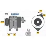 Генератор Bosch 8 002 21T3SKY Hyundai H1 Starex (A1) 1 Минивэн 2.5 TD 4WD 80 л.с. 1998 – 2004 0 986 080 020