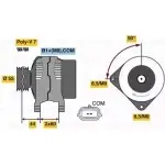 Генератор Bosch Q4V3GO5 333341 81 08 0 986 081 080