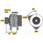 Генератор Bosch 5BB59 Ford Fiesta 4 (DX, J) 1995 – 2002 8 126 0 986 081 260