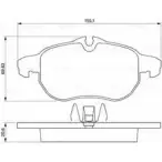 Тормозные колодки, дисковые, комплект Bosch 23 402 90R 01355/755 0 986 424 677 336364