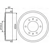 Тормозной барабан Bosch PI2L7OG Nissan 0 986 477 163 D B234