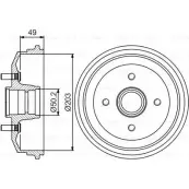 Тормозной барабан Bosch 0 986 477 226 ETNQI15 338622 D B297