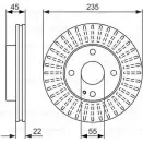 Тормозной диск Bosch Mazda Demio (DW) 1 Хэтчбек 1.3 i 16V 72 л.с. 1996 – 2000 BD1 74 0 986 479 842 JUQ6FV