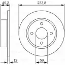 Тормозной диск Bosch 340025 BD23 3 VPHL3B 0 986 479 852