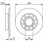 Тормозной диск Bosch B D883 BWHCDC Audi A4 (B7) 3 Седан 1.6 102 л.с. 2004 – 2008 0 986 479 925