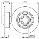 Тормозной диск Bosch 0 986 479 926 1P1ID B D901 340091