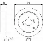 Тормозной диск Bosch NRPBXW 0 986 479 983 BD124 2 340141