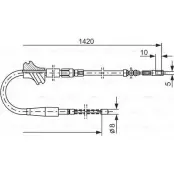 Трос ручника Bosch B C054 Audi 100 (C4) 4 Седан H295IW 1 987 477 063