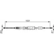 Трос ручника Bosch JZ0ZZK BC3 24 353597 1 987 477 438