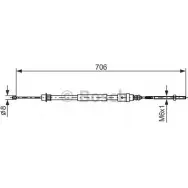 Трос ручника Bosch BC 440 353701 DKQTF 1 987 477 578