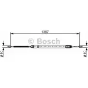 Трос ручника Bosch Renault Megane 1 (BA, JA, EA, DA, LA) 1995 – 2002 1 987 477 640 BC5 02 3A6F1