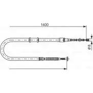 Трос ручника Bosch J335DC0 353835 BC5 82 1 987 477 724