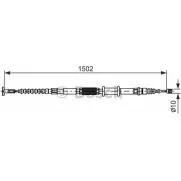 Трос ручника Bosch BC7 09 1 987 477 824 Fiat Marea (185) 1 Универсал 2.4 JTD 130 130 л.с. 1999 – 2002 4TZ2DUJ