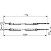 Трос ручника Bosch TAVFL3 1 987 477 835 353933 BC72 0