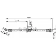 Тормозной шланг Bosch 1 987 481 380 QFQ8VB Toyota Highlander BH1 268